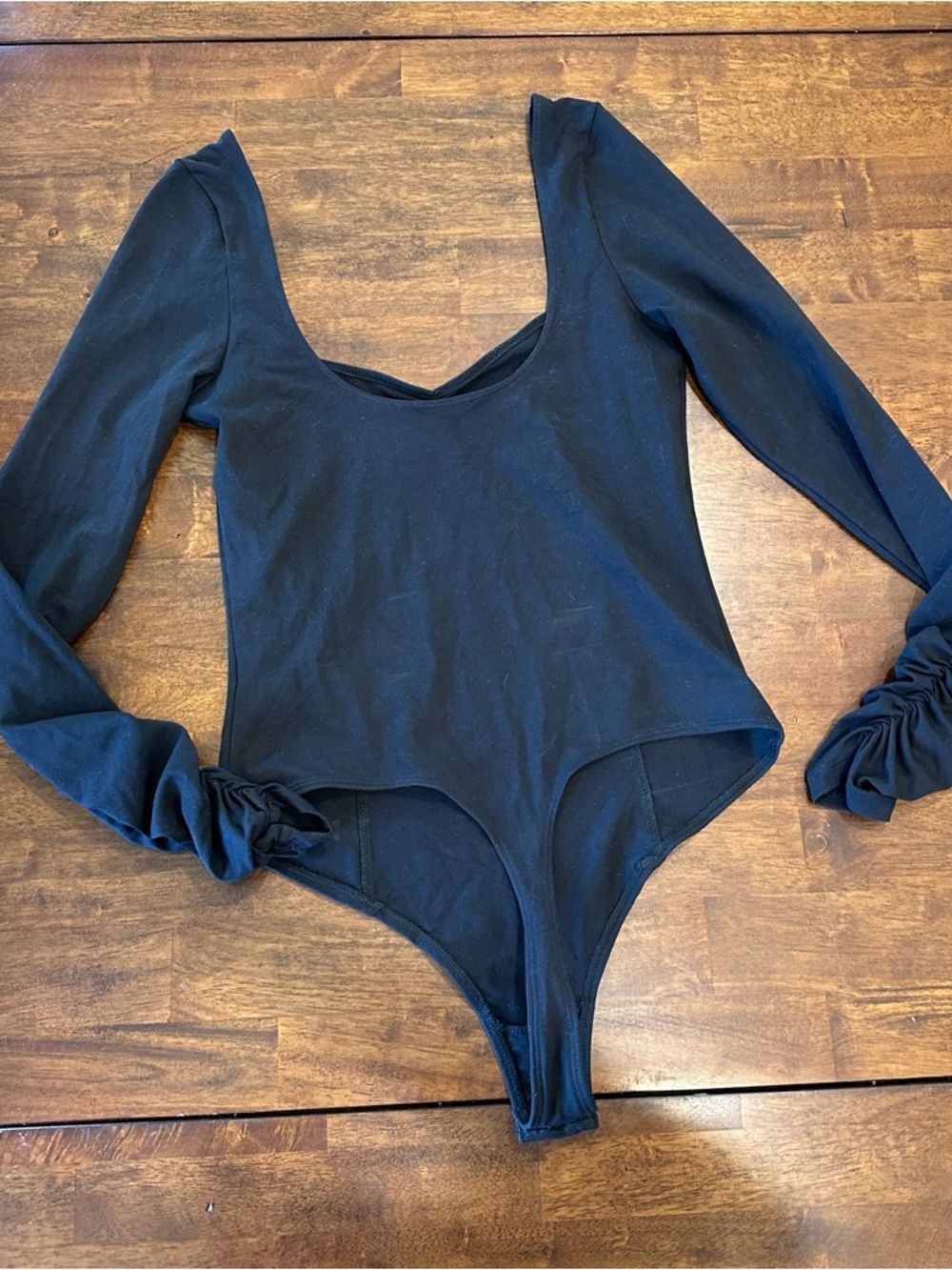 Intimately FP Long Sleeve Rouched Bodysuit - Picture 3 of 4